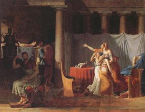 Jacques-Louis  David The Lictors Bring to Brutus the Bodies of His Sons,Paris (mk05) Spain oil painting art